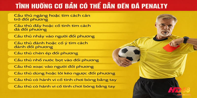 Khi đá penalty cũng có quy định rõ ràng cho các cầu thủ
